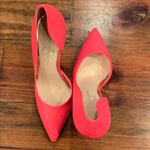Pink Jessica Simpson d’orsay pumps
